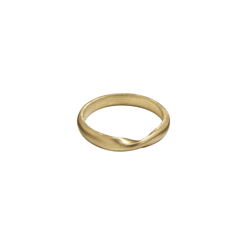Small Twist, Soft, 18kt gold